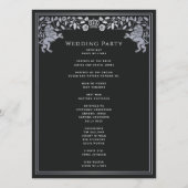 Mittelalterliche Hochzeit von Black & Silver Royal Programm (Rückseite)