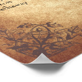 Mittelalterliche Hochzeitstabelle Poster (Ecke)