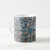 Mittelalterliche Holztore mit Basilika Kaffeetasse (Vorderseite Links)