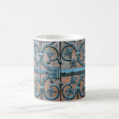 Mittelalterliche Holztore mit Basilika Kaffeetasse (Mittel)