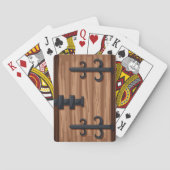 Mittelalterliche Holztüren Spielkarten (Rückseite)