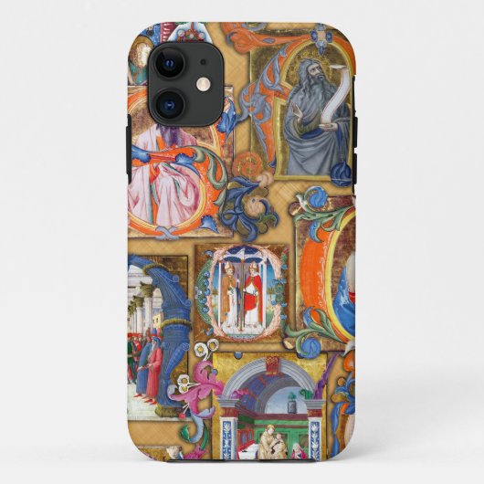 Mittelalterliche Illuminationen Case-Mate iPhone Hülle (Rückseite)