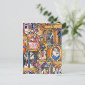 Mittelalterliche Illuminationen Postkarte (Stehend Vorderseite)