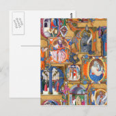 Mittelalterliche Illuminationen Postkarte (Vorne/Hinten)