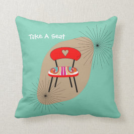 Mittelalterliche Illustrationen des modernen Retro Kissen