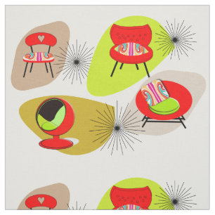Mittelalterliche Illustrationen des modernen Retro Stoff