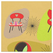 Mittelalterliche Illustrationen des modernen Retro Stoff (Nahaufnahme)