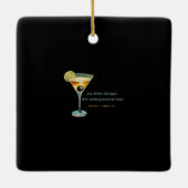 Mittelalterliche Jazz-Zeitalter HepCat Black Cat Keramikornament (Rückseite)