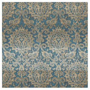 Mittelalterliche Kaninchen oder Hares Muster Stoff