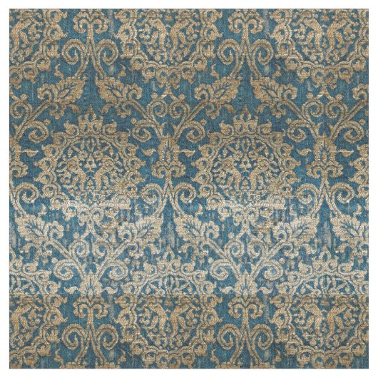 Mittelalterliche Kaninchen oder Hares Muster Stoff (Nahaufnahme)