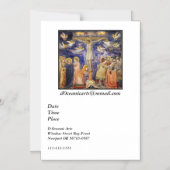 Mittelalterliche Karfreitagsszene Magneteinladung (Vorderseite)