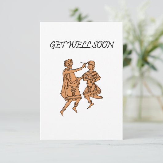 Mittelalterliche Karte wird bald gut (Stehend Vorderseite)