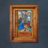 Mittelalterliche Katholische Christliche Weihnacht Poster