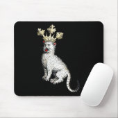 Mittelalterliche Katze König Antikes Mittelalter D Mousepad (Mit Mouse)