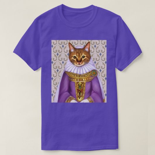 Mittelalterliche Katze Maiden T-Shirt (Design vorne)