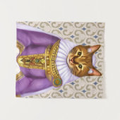 Mittelalterliche Katze Maiden Wandteppich (Vorderseite (Horizontal))