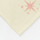 Mittelalterliche Katze Mitte des Jahrhunderts Mode Fleecedecke (Ecke)