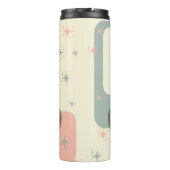 Mittelalterliche Katze Mitte des Jahrhunderts Mode Thermosbecher (Rückseite)