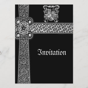 Mittelalterliche keltische Design-Einladungen Einladung
