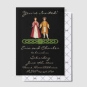 Mittelalterliche Keltische Hochzeit Rett Einladung (Versetzt (Einladung))