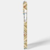 Mittelalterliche Keramik Kronen Lilie Case-Mate iPhone Hülle (Rückseite / Links)