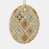 Mittelalterliche Keramik Kronen Lilie Keramik Ornament (Rechts)