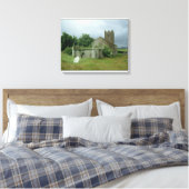 Mittelalterliche Kirche und Kirche Leinwanddruck (Insitu (Schlafzimmer))