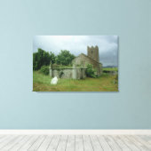 Mittelalterliche Kirche und Kirche Leinwanddruck (Insitu (Holzboden))