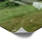 Mittelalterliche Kirche und Kirche Poster (Ecke)