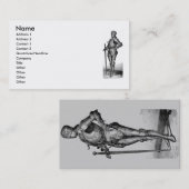 Mittelalterliche Knight Business Card Visitenkarte (Vorne/Hinten)