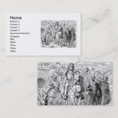 Mittelalterliche Knight Business Card Visitenkarte (Vorne/Hinten)