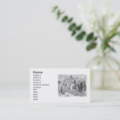 Mittelalterliche Knight Business Card Visitenkarte (Stehend Vorderseite)