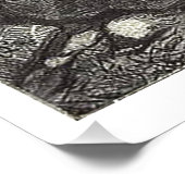 Mittelalterliche Königin & Pet Dragon perfekt Poster (Ecke)