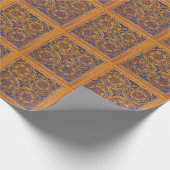 Mittelalterliche Kreise Geschenkpapier (Ecke)