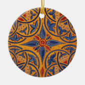 Mittelalterliche Kreise Keramik Ornament (Vorne)