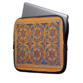 Mittelalterliche Kreise Laptopschutzhülle (Vorderseite Links)