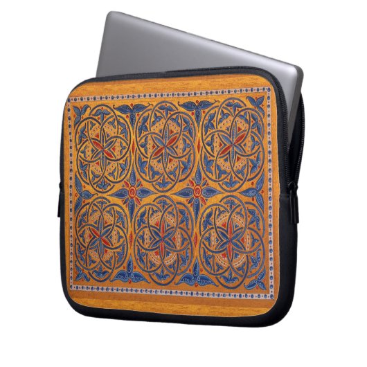 Mittelalterliche Kreise Laptopschutzhülle (Vorderseite Links)