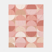 Mittelalterliche Kreise: Modernes geometrisches Mu Fleecedecke (Vorderseite)