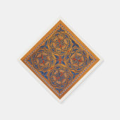 Mittelalterliche Kreise Serviette (Ecke)