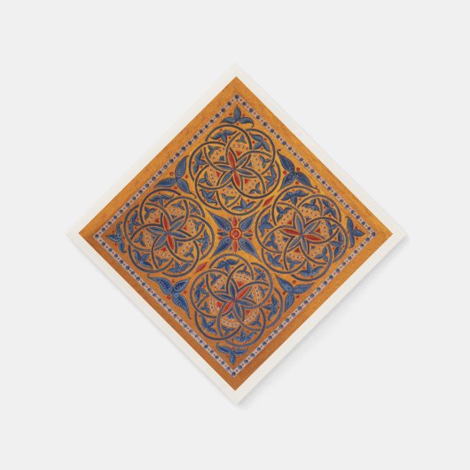 Mittelalterliche Kreise Serviette (Ecke)