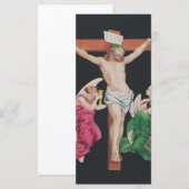 Mittelalterliche Kreuzigung Jesu Christi (Vorne/Hinten)
