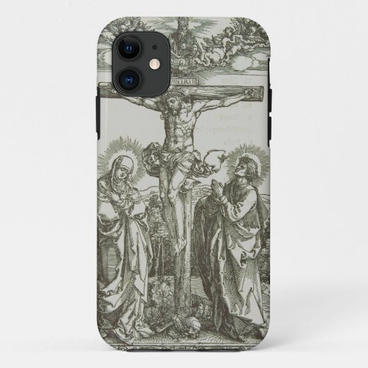 Mittelalterliche Kreuzigung Jesu Christi Case-Mate iPhone Hülle (Rückseite)