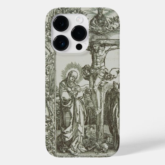 Mittelalterliche Kreuzigung Jesu Christi Case-Mate iPhone Hülle (Rückseite)