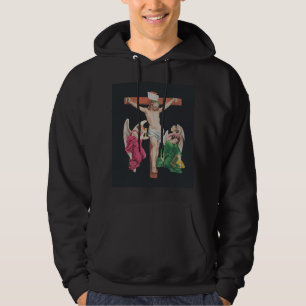 Mittelalterliche Kreuzigung Jesu Christi Hoodie