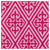 Mittelalterliche Kreuzmatratze - Fuchsia Pink Stoff (Nahaufnahme)