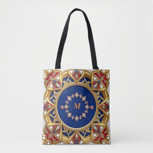 Mittelalterliche Kunst Goldene Ornamente Tasche (Vorderseite)
