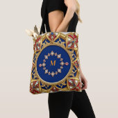 Mittelalterliche Kunst Goldene Ornamente Tasche (Von Nahem)
