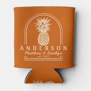 Mittelalterliche Kürbis-Ananas-Hochzeitsbogen & Na Dosenkühler