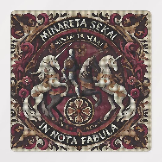 Mittelalterliche Labels Etiketten (Design 2)