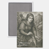 Mittelalterliche Legende von Orval - Mathilde de C Magnet (Vorderseite/Rückseite)